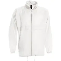 B&C Sirocco Leichte Herren Jacke FK104 (S) (Weiß)