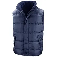 Result Core Nova Lux Herren Winterweste / Steppweste, wasserabweisend, winddicht FK611 (M) (Marineblau)