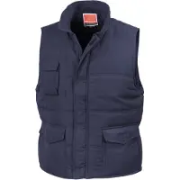 Result Herren Weste, mittelschwer, wasserabweisend, winddicht FK589 (4XL) (Marineblau)