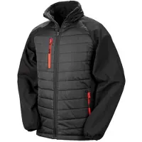 Result - "Compass" Weste für Herren/Damen Uni FK1534 (XS) (Schwarz/Rot)