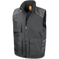 Result Uni Work-Guard Vostex Bodywarmer / Weste / Arbeitsweste FK995 (S) (Schwarz)