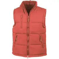 Result Herren Bodywarmer / Steppweste, wasserabweisend, winddicht FK587 (XS) (Rot)