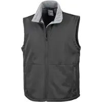 Result Herren Core Soft Shell Gilet / Weste FK604 (L) (Schwarz)