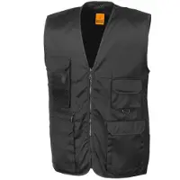 Result Safari Herren Weste FK1006 (L) (Schwarz)