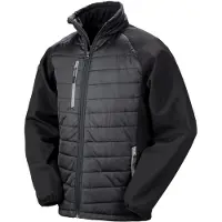 Result - "Compass" Weste für Herren/Damen Uni FK1534 (XS) (Schwarz/Grau)