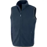 Result Genuine Recycled - Weste Fleece für Herren FK2864 (M) (Marineblau)