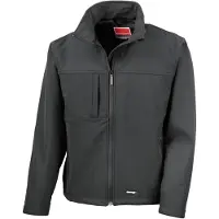 Result Herren Softshell-Jacke / Multifunktionsjacke, 3-lagig, wasserfest, atmungsaktiv FK571 (3XL) (Schwarz)