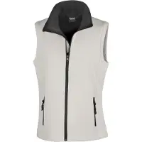 Result - Weste für Damen FK1245 (XL) (Weiß/Schwarz)
