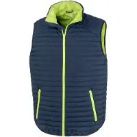 Result Genuine Recycled - Weste für Herren FK2692 (M) (Marineblau/Limone)