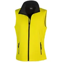 Result Core - Weste Zum Bedrucken für Damen FK3276 (38 DE) (Gelb/Schwarz)