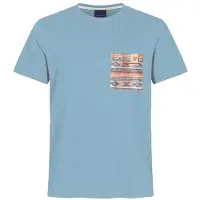 Elevenate Men Costa Tee blue breeze (003) XXL