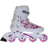 Roces Inline-Skates Compy 8.0 Girl White Violet Mädchen-Schuhgröße 26 - 29