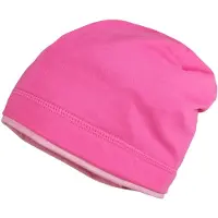 Maximo Beanie , Mädchen, Gr. 57, pink, Baumwollmischung, Mützen Beanie, UV-Schutz 50+ schützt Kinder zuverlässig vor Sonnenstrahlen