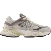 New Balance für Herren. U9060V1 Leder-Sneaker 9060, grau (37), Wohnung, Spaltleder, Schnürsenkel, Lässig