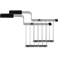 Alessi - Toru 2 Zangen für Toaster, Edelstahl