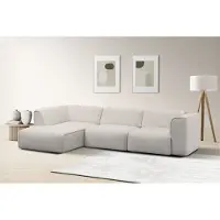 Raum.id Ecksofa "Merid L-Form, B: 295 cm - OTTO. Verlässliche Qualität.", beige (creme), B:295cm H:70cm T:162cm, 100% Polyester, Sofas, Ecksofa, jederzeit durch Module erweiterbar