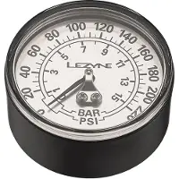 Lezyne 220 Psi Gauge 2.5 Inches For All Floor S Glue And O-ring Pumpe