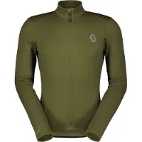 SCOTT Herren Trikot Shirt Gravel Warm Merino LS Grün S