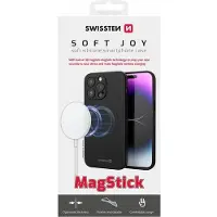 Swissten - Soft Joy Magstick iPhone 16 Plus (černý)