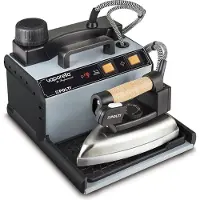Polti Vaporella 2H Professional, Dampfbügelstation mit Druckdampf, 1750 W, Aluminium-Sockelplatte, 3 bar, 1,3 l, 80 g/min