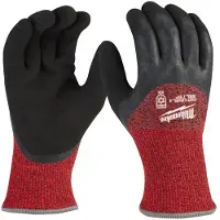 Milwaukee Kälte-Schnittschutzhandschuhe 4/D Gr. 7 rot/schwarz