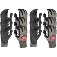Milwaukee Schnittschutzhandschuhe Klasse F Gr. 7 grau/schwarz