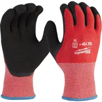 Milwaukee Kälte-Schnittschutzhandschuhe 2/B Gr. 8 rot/schwarz