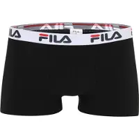 FILA Boxershorts "MAN BOXER SHORTS", Herren, Gr. XXL, schwarz, Obermaterial: 95% Baumwolle, 5% Elasthan, unifarben, körpernah, Unterhosen Boxershorts, mit ergonomischem Schnitt