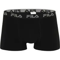 FILA Boxershorts "MAN BOXER SHORTS", Herren, Gr. XL, schwarz, Obermaterial: 95% Baumwolle, 5% Elasthan, unifarben, körpernah, Unterhosen Boxershorts, mit ergonomischem Schnitt