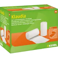 Kerbl Veterinärbinde Klaudia 8cm/6m, 10 Stück in Klinikpack weiß - 16451 - weiß