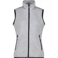 CMP - Women's Vest Jacquard Knitted - Fleeceweste Gr 44 grau