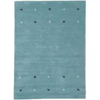 Carpetfine "Gabbeh Uni, auch als Läufer und Rund erhältlich" rechteckig 15 mm Höhe reine Wolle, handgewebt, Gabbeh Loom Tiermotiv, große Farbauswahl