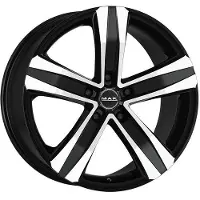 Mak Alufelge Stone 5 3 6.5X15 5X160 Et 52 Black Mirror