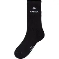 Copenhagen Studios Basicsocken , Damen, Gr. 39-42, schwarz (3x schwarz), Baumwollmischung, unifarben, elastisch, Socken Basicsocken, mit Rippstruktur und Stickerei
