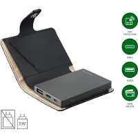 4smarts PowerWallet, 3000 mAh, Lithium, 10 W, Schwarz