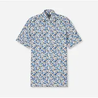 Olymp Kurzarmhemd "Luxor modern fit" mit floralem Print
