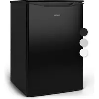 Bomann GS 7253 Edelstahl-Optik Gefrierschrank schwarz