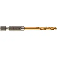 Milwaukee SHOCKWAVE Metallbohrer 4,5 x 76 mm HSS-G RED HEX Titan 1/4 Zoll 10e...