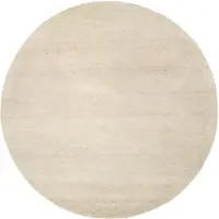 Oci Die Teppichmarke Wollteppich "ESEMPIO UNI MELANGE", rund, 18 mm Höhe, reine Wolle, handgeknüpft, hochwertig verarbeitet, natürlich warm