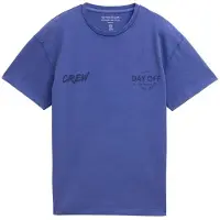 Tom Tailor T-Shirt , Jungen, Gr. 128, blau (slate blau), Single Jersey, Obermaterial: 100% Baumwolle, oversize, Rundhals, Shirts T-Shirt