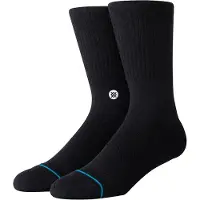 Stance Uncommon Solids Icon Socks Schwarz Weiss S (35 - 37,5) S (35 - 37,5)