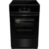 Gorenje Induktions-Standherd "GEIT5C60BPG", Energieeffizienz: A, schwarz, Herdsets, Knusprig genießen – ganz ohne Extra-Kalorien - dank AirFry-Funktion, Induktions-Standherd