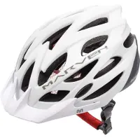 Meteor Marven I Fahrradhelm Herren Damen Kinder-Helm MTB rollerhelm L 58-61 cm weiß/grau