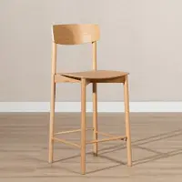 Livin24 Bronx71 Barhocker Reza Eiche Natur 68,5 cm