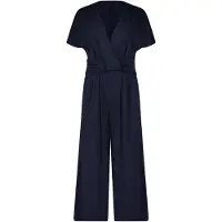 Betty Barclay Jumpsuit "Jumpsuit mit Eingrifftaschen", Damen, Gr. 40, EURO, blau (dunkelblau), Obermaterial: 95% Polyester PES. 5% Elasthan EL., Overalls Jumpsuit