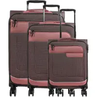 Travelite VIIA 4W Trolley L / M / S Travelbag Spring Rose hellrot 78cm