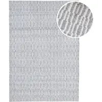 Axi Ibiza Outdoor-Teppich, Grau, Rechteckig | Gartenteppich für kleine Sitzbereiche | Außenteppich für Garten / Balkon / Terrasse 140x120cm / Dicke: