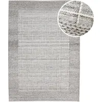 Axi Maui Outdoor-Teppich, Beige, Rechteckig | Gartenteppich für kleine Sitzbereiche / Bistro-Set | Außenteppich für Garten / Balkon / Terrasse