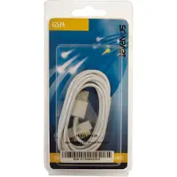 Scanpart Lade+Datenkabel Apple Dock Anschluss 2,0m, 2 m, USB A, Micro-USB B/Lightning/Apple 30-pin, USB 2.0, Weiß
