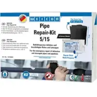 Weicon Pipe Repair-Kit, für die Notfall-Reparatur beschädigter Rohre und Leitungen, 1,5 m x 5 cm, schwarz